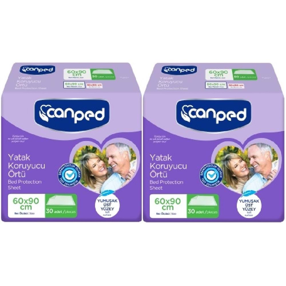 Canped Yetişkin Yatak Koruyucu Örtü 60 x 90 CM 60 Adet