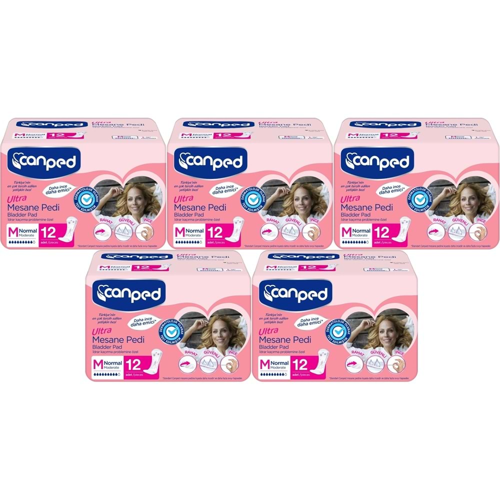 Canped Mesane Pedi Ultra M - Medium - Orta 60 Adet (5PK*12)