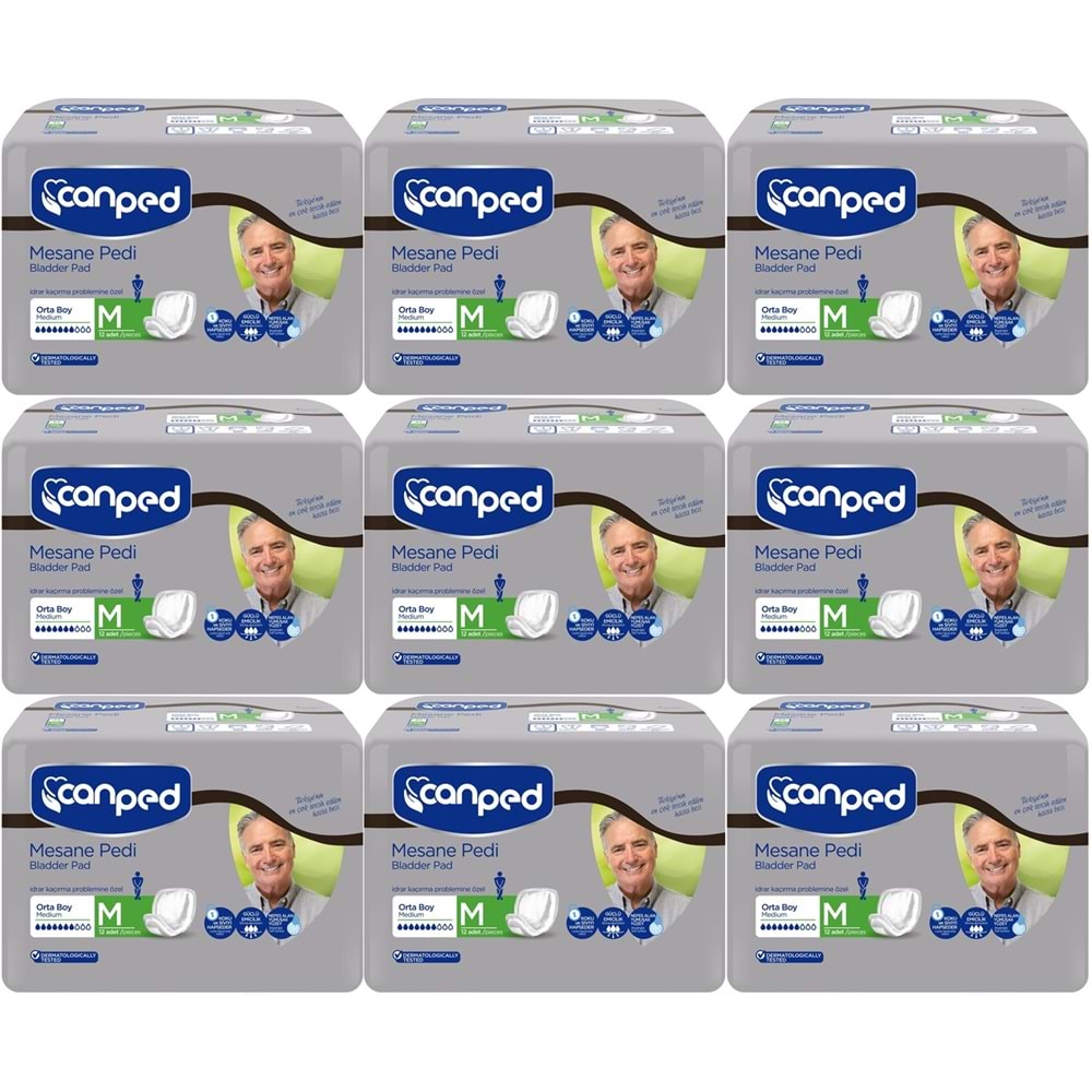 Canped Mesane Pedi Klasik Erkek M - Orta 108 Adet (9PK*12)