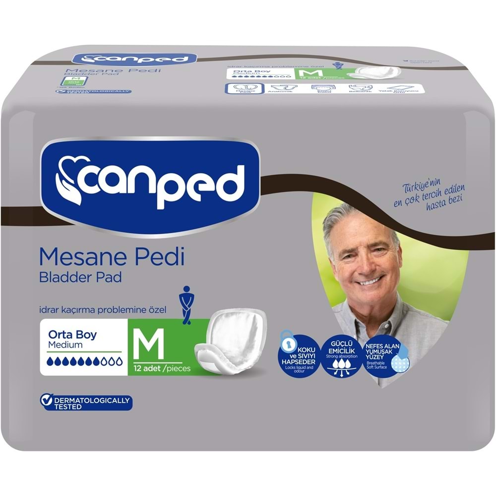 Canped Mesane Pedi Klasik Erkek M - Orta 180 Adet (15PK*12)