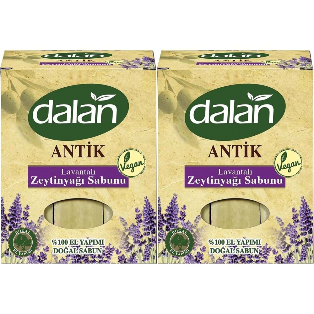 Dalan Antik Defneli Zeytinyağı Sabunu 900GR Lavantalı (2 Li Set)