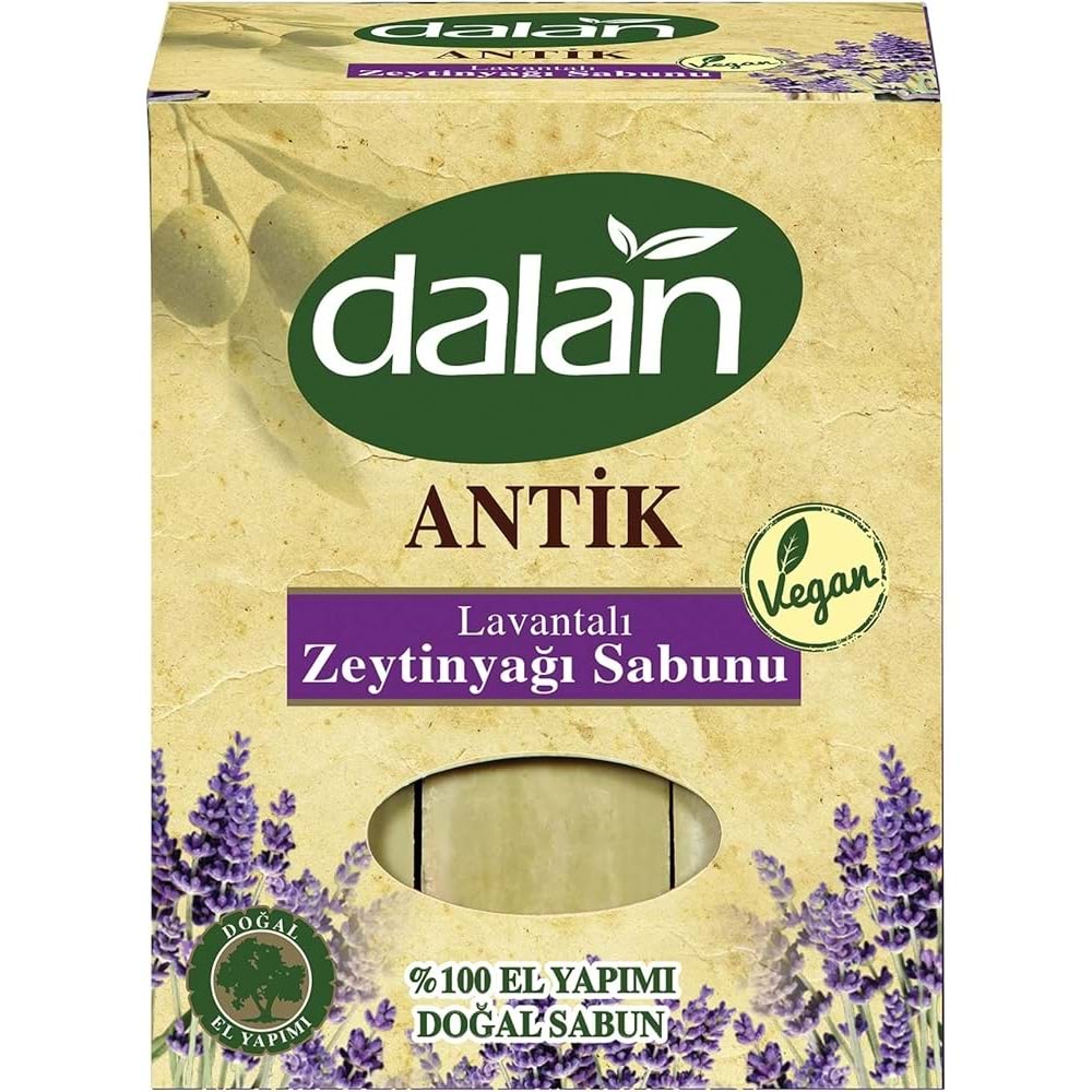 Dalan Antik Defneli Zeytinyağı Sabunu 900GR Lavantalı (3 Lü Set)