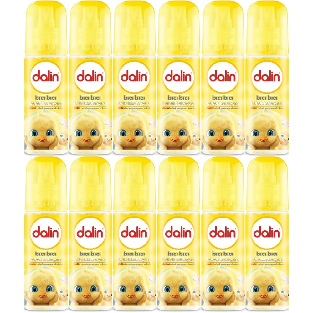 Dalin Bebek Kolonyası 150ML Klasik (Bıcı Bıcı Kokusu) (12 Li Set)