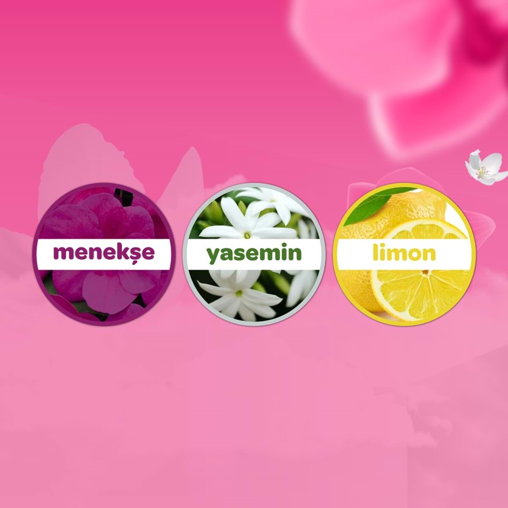 Dalin Bebek Kolonyası 150ML Çiçek Bahçesi (Menekşe-Yasemin-Limon Kokulu) (5 Li Set)