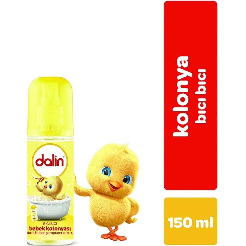 Dalin Bebek Kolonyası 150ML (Bıcı Bıcı-Orman-Çiçek-Okyanus) Karma 4 Lü Set