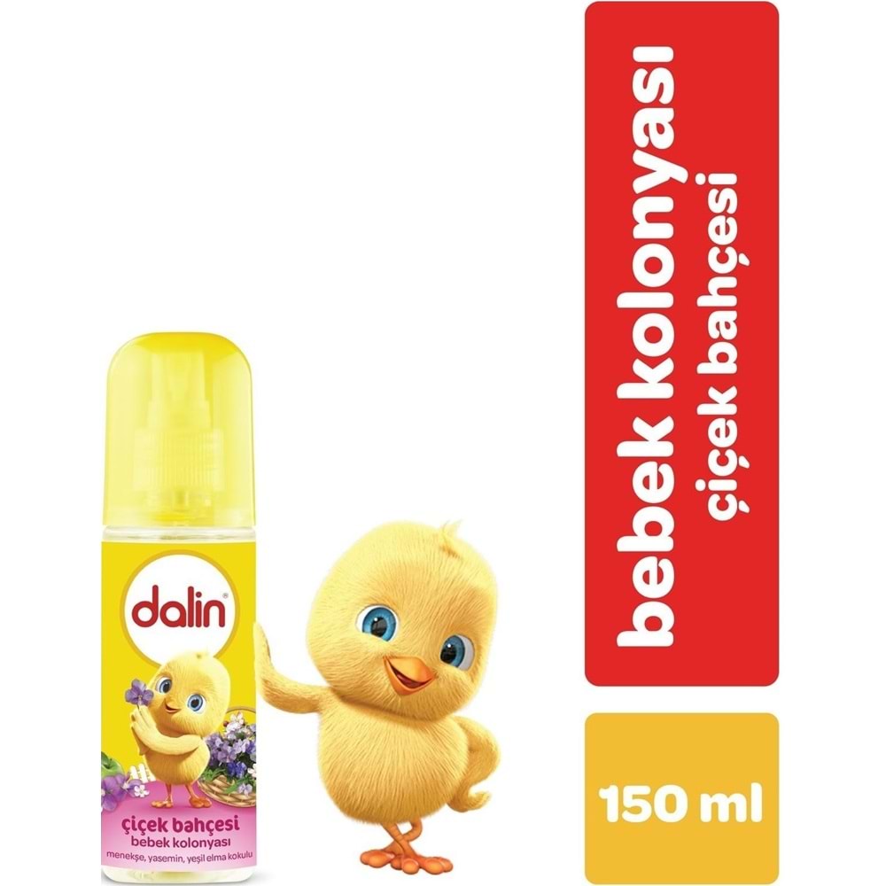 Dalin Bebek Kolonyası 150ML (Bıcı Bıcı-Orman-Çiçek-Okyanus-Bahar) Karma 18 Li Set