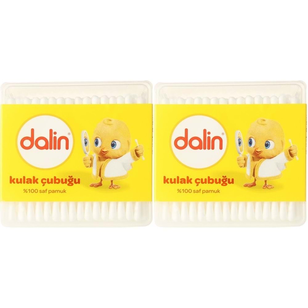 Dalin Kulak Çubuğu 100 Adet (2 Li Set)