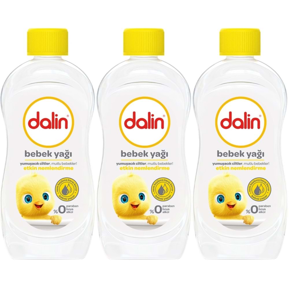 Dalin Bebek Yağı 300ML Klasik Etkin Nemlendirici (3 Lü Set)