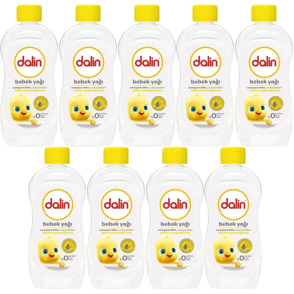Dalin Bebek Yağı 300ML Klasik Etkin Nemlendirici (9 Lu Set)