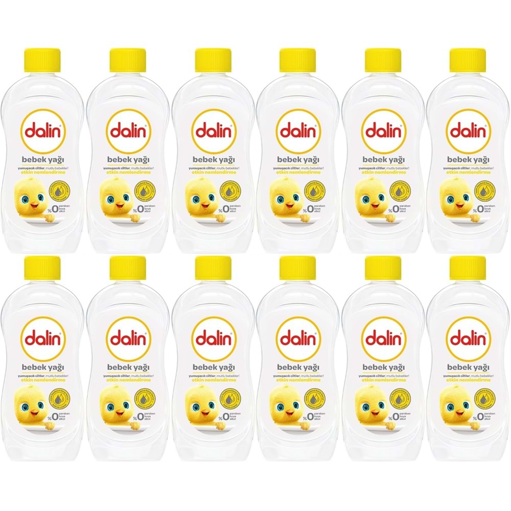 Dalin Bebek Yağı 300ML Klasik Etkin Nemlendirici (12 Li Set)