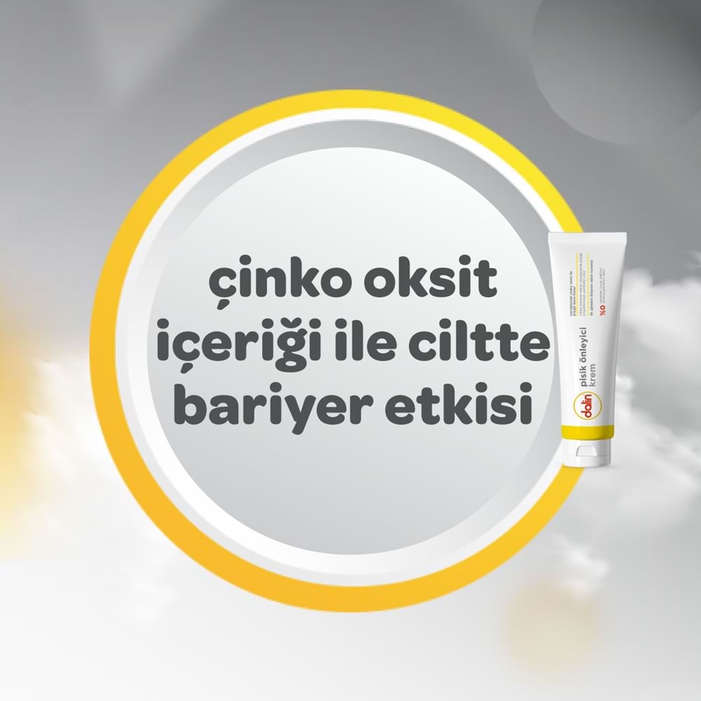 Dalin Pişik öneliyici Krem/Pişik Kremi 100ML (Bebekler İçin) (9 Lu Set)