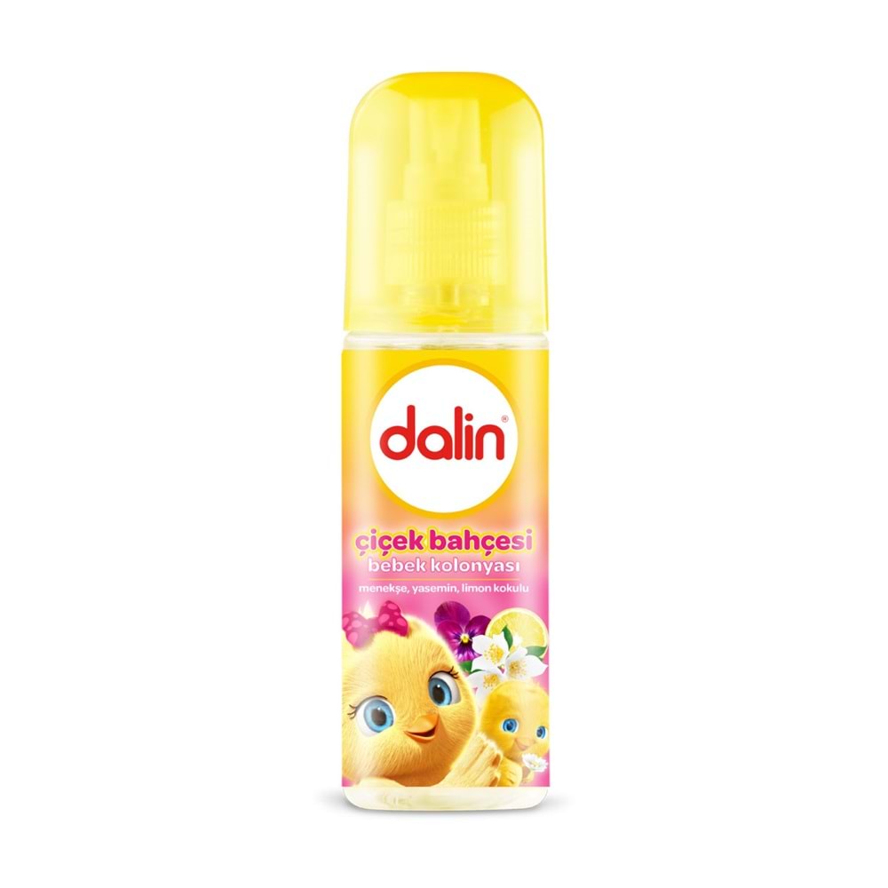 Dalin Bebek Kolonyası 150ML Çiçek Bahçesi (Menekşe-Yasemin-Limon Kokulu) (48 Li Set)
