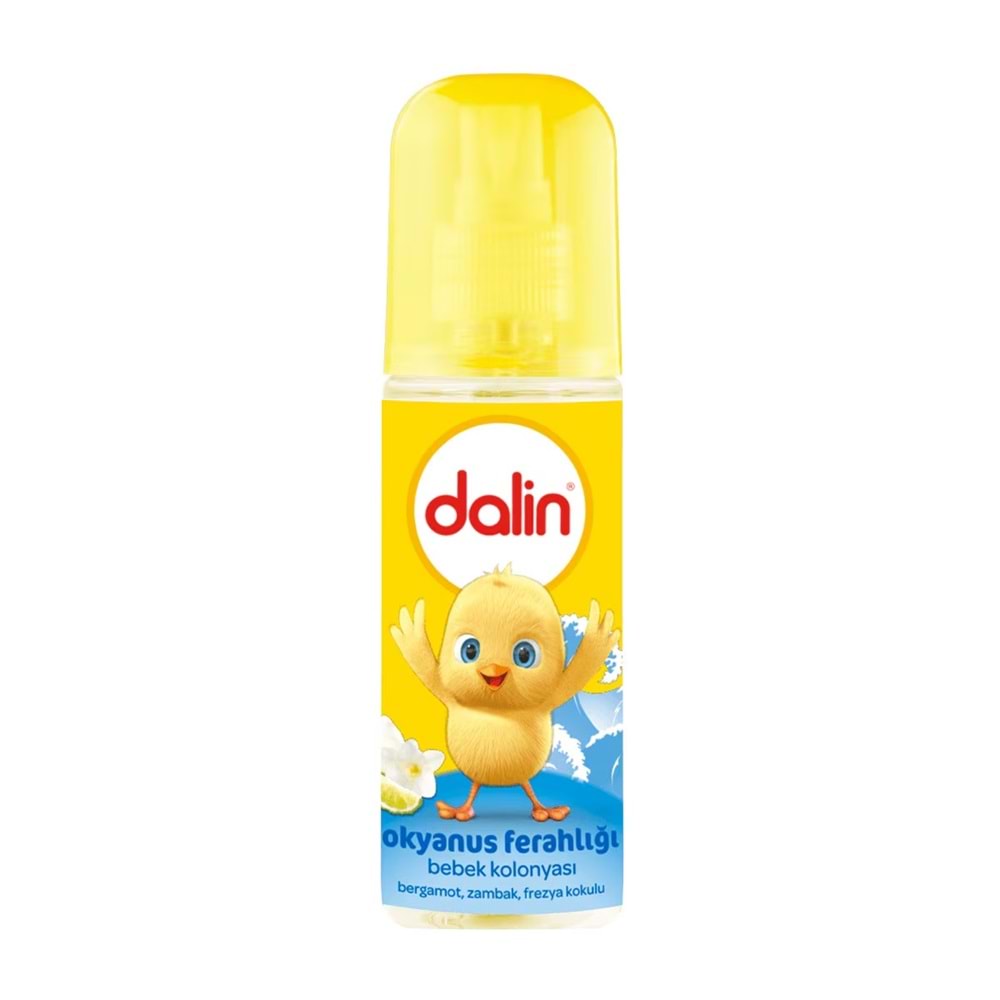 Dalin Bebek Kolonyası 150ML (Okyanus-Orman-Deniz-Çiçek-Bahar-Limon) Karma 6 Lı Set