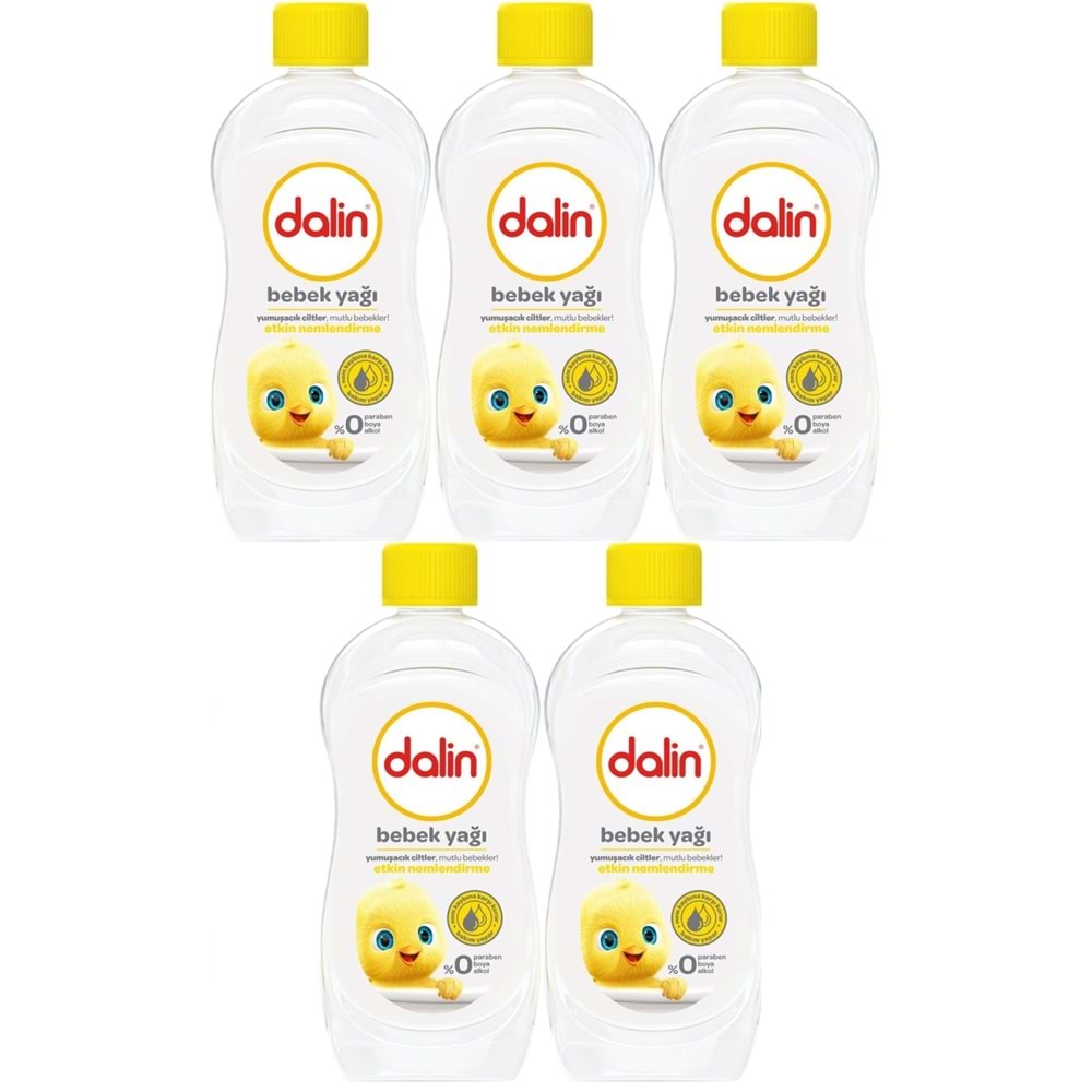 Dalin Bebek Yağı 300ML Klasik Etkin Nemlendirici (5 Li Set)