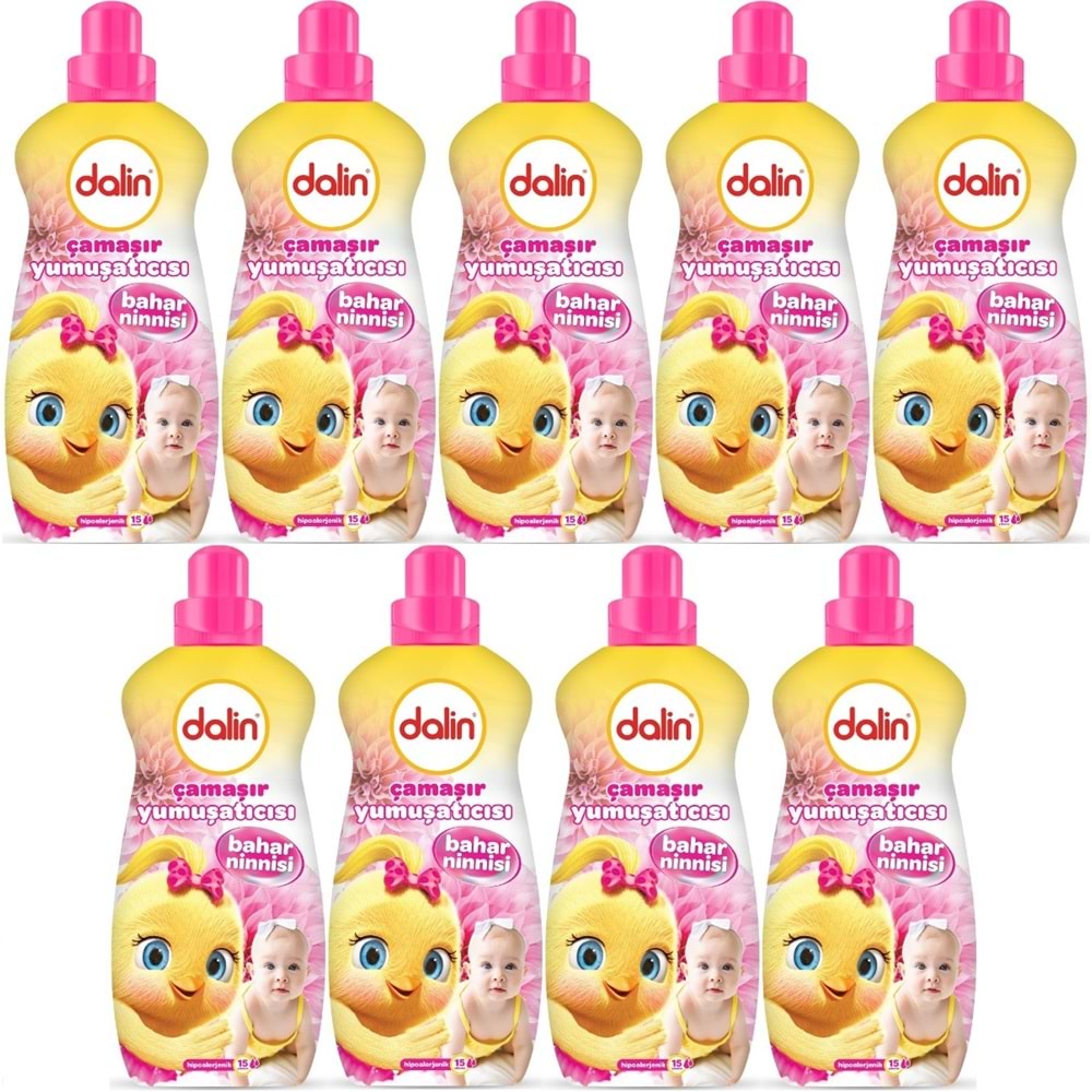 Dalin Çamaşır Yumuşatıcı 1500ML Bahar Ninnisi (9 Lu Set) (Bebeklere Özel)