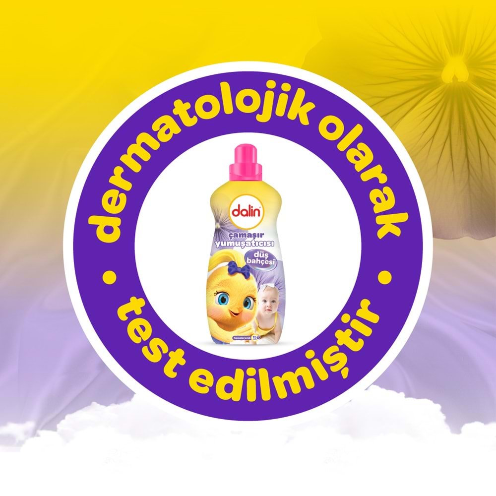 Dalin Çamaşır Yumuşatıcı 1500ML Düş Bahçesi (4 Lü Set) (Bebeklere Özel)