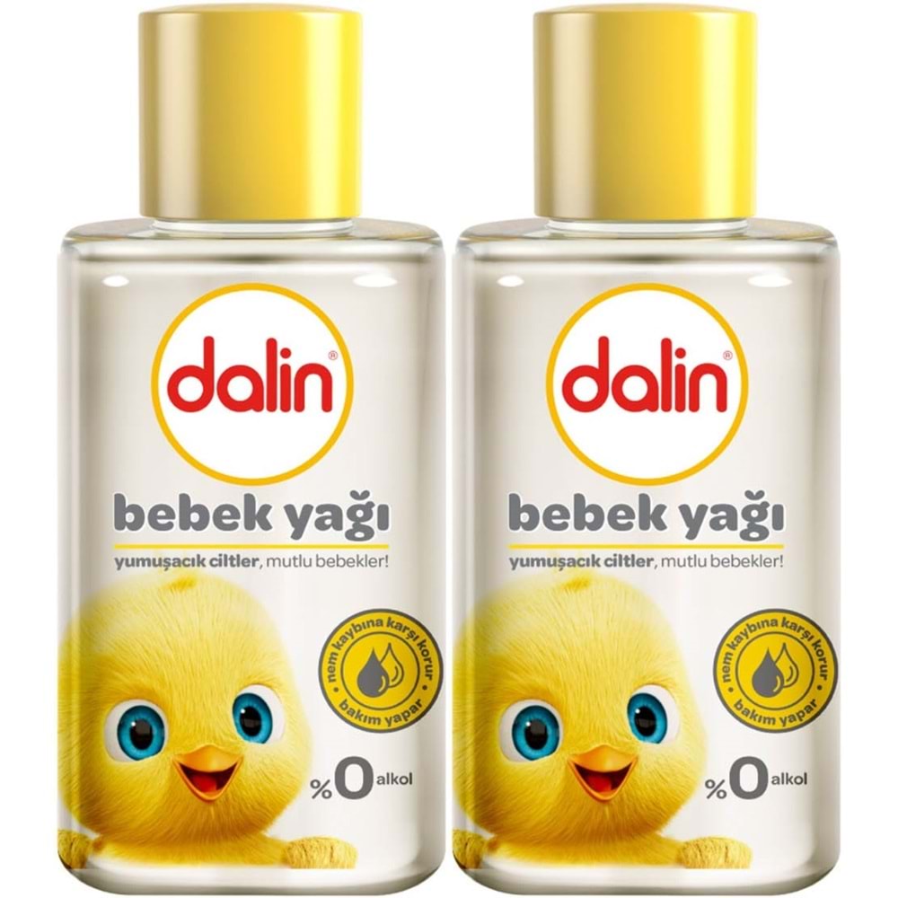 Dalin Bebek Yağı 50ML Klasik Mini (2 Li Set)