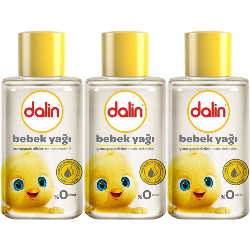 Dalin Bebek Yağı 50ML Klasik Mini (3 Lü Set)