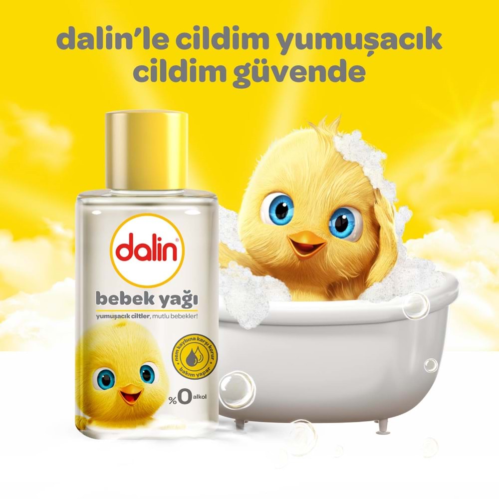 Dalin Bebek Yağı 50ML Klasik Mini (12 Li Set)