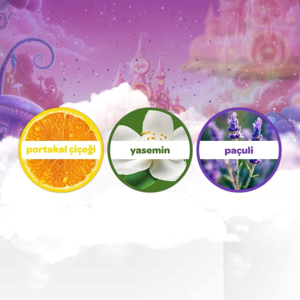Dalin Bebek Kolonyası 150ML Peri Masalı (Yasemin-Portakal Çiceği-Paçuli Kokulu) (12 Li Set)