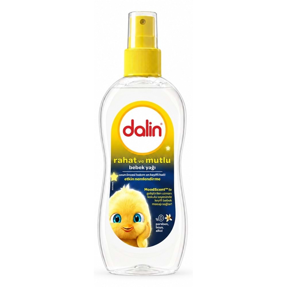 Dalin Bebek Yağı 200ML Sprey Rahat ve Mutlu (3 Lü Set)