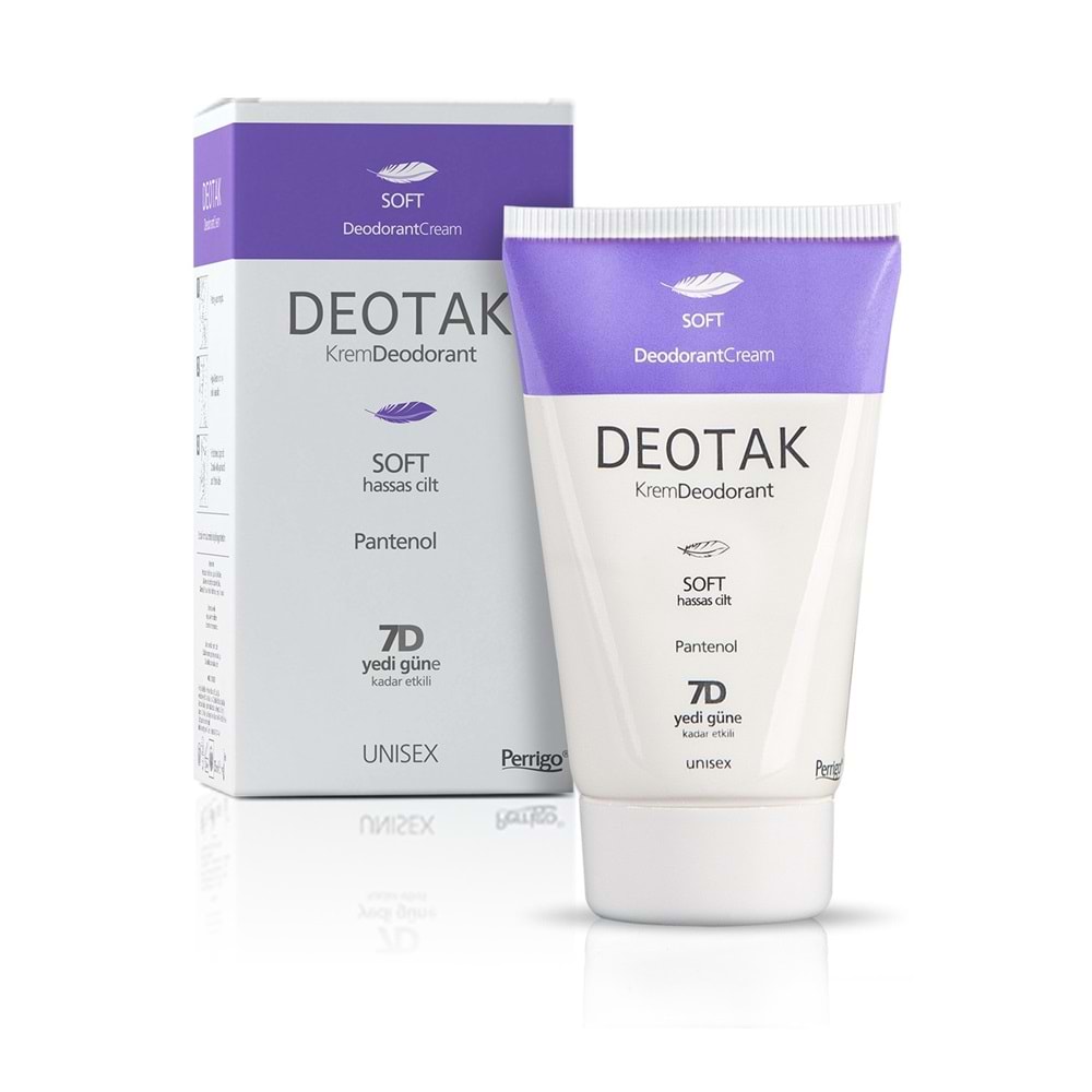 Deotak Krem Deodorant Unisex 35ML Soft (Hassas Cilt) (5 Li Set)