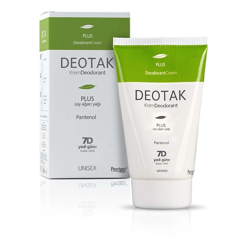 Deotak Krem Deodorant Unisex 35ML Plus (Çay Ağaçı Yağı) (6 Lı Set)