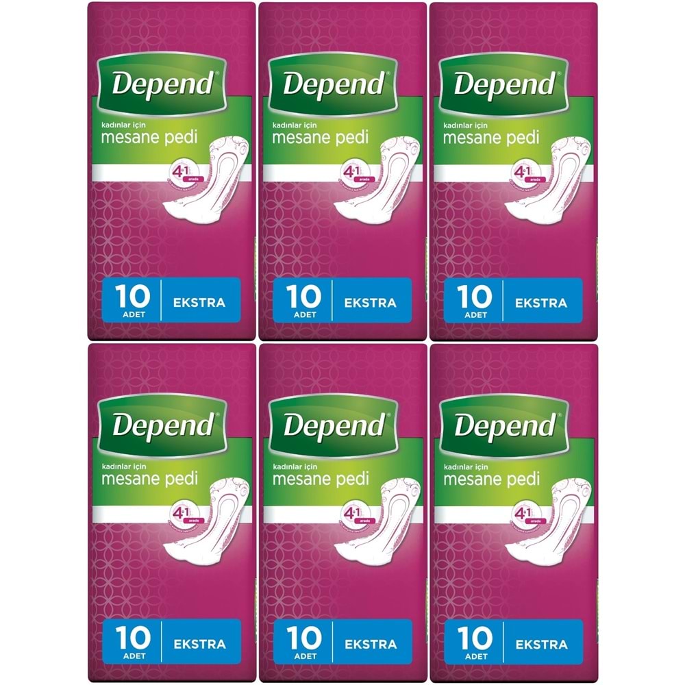 Depend Mesane Pedi Kadın Ekstra 60 Adet