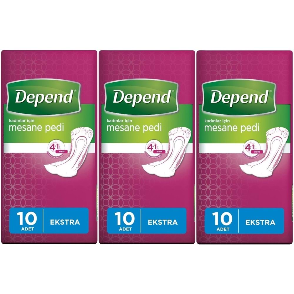 Depend Mesane Pedi Kadın Ekstra 30 Adet