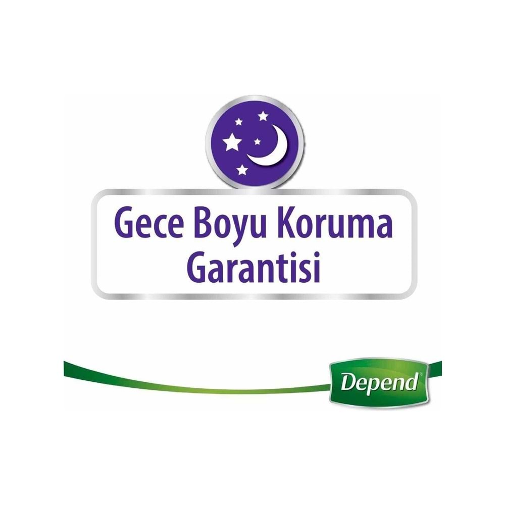 Depend Emici Külot Pants Yetişkin Bezi L - Büyük - Large Erkek 72 Adet (9PK*8)