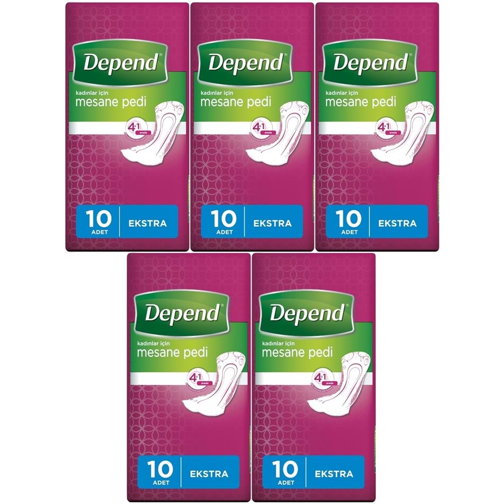 Depend Mesane Pedi Kadın Ekstra 50 Adet