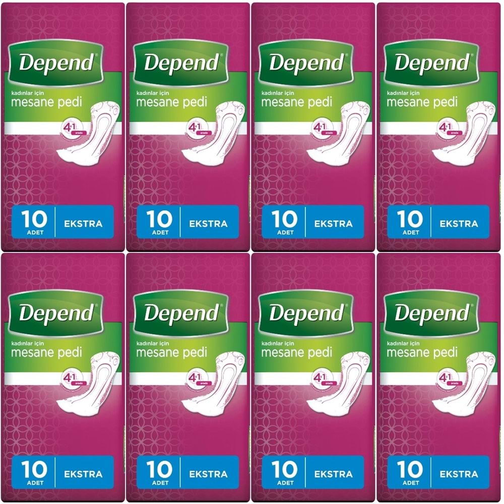 Depend Mesane Pedi Kadın Ekstra 80 Adet