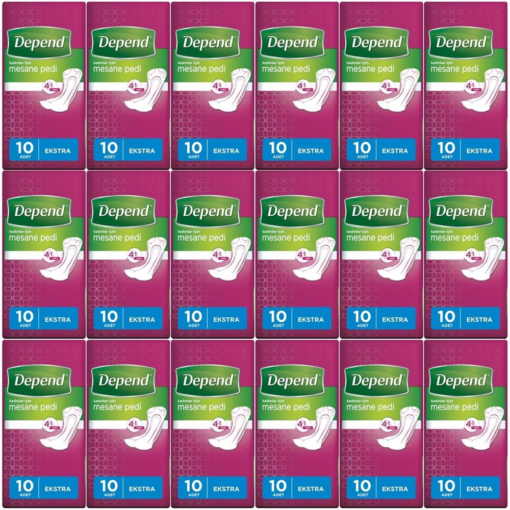 Depend Mesane Pedi Kadın Ekstra 180 Adet