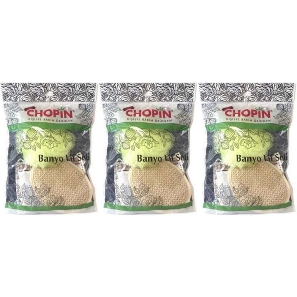 Derma Naturel Chopin Lif Seti (3 Parça) MS-18 (3 Lü Set)