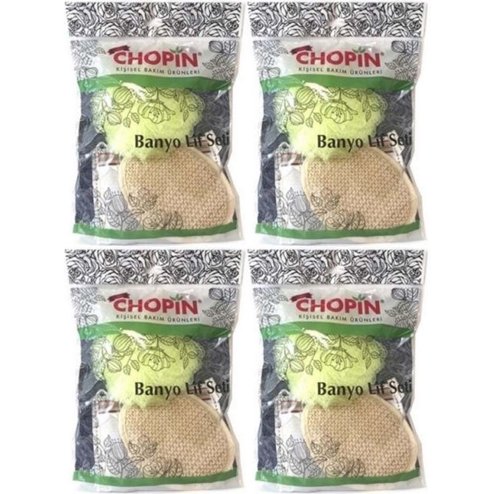 Derma Naturel Chopin Lif Seti (3 Parça) MS-18 (4 Lü Set)