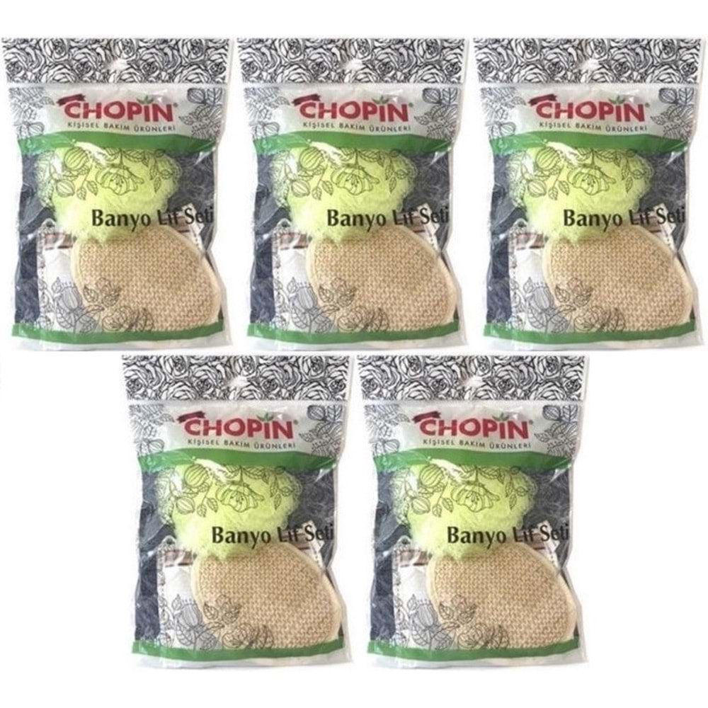 Derma Naturel Chopin Lif Seti (3 Parça) MS-18 (5 Li Set)