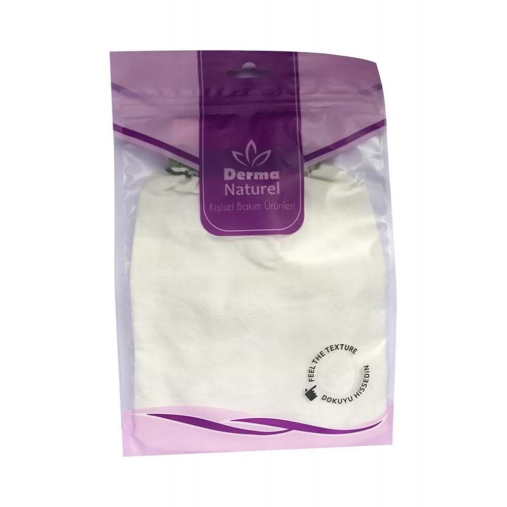 Derma Naturel Krep Lastikli Kese MS-20 (4 Lü Set)