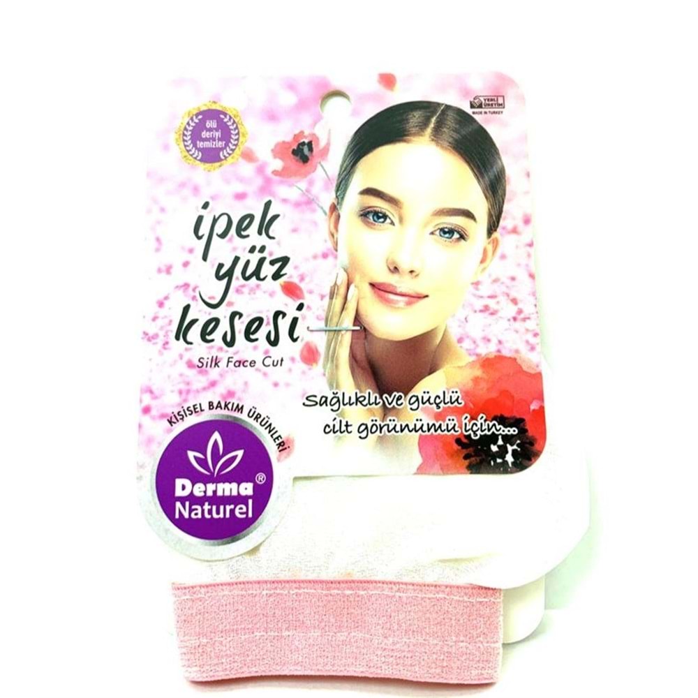 Derma Naturel İpek Yüz Kesesi MS-31 (4 Lü Set)
