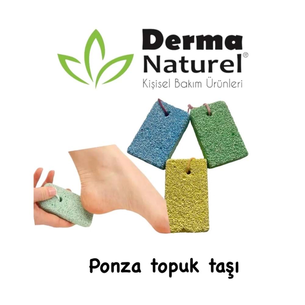 Derma Naturel Ponza Topuk Taşı MS-33 (3 Lü Set)
