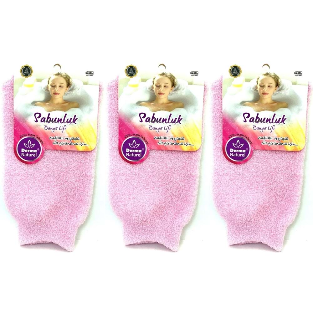 Derma Naturel Sabunluk Banyo Lifi MS-30 (3 Lü Set)