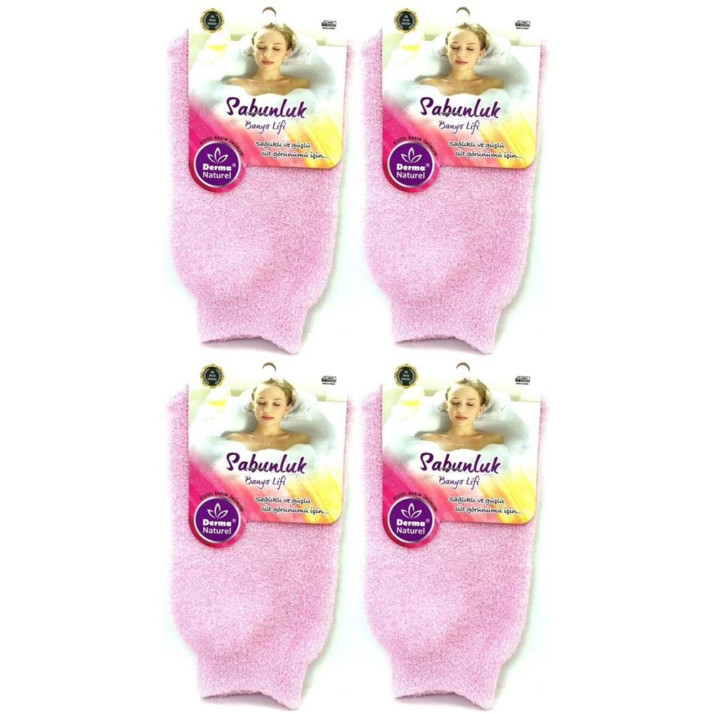 Derma Naturel Sabunluk Banyo Lifi MS-30 (4 Lü Set)