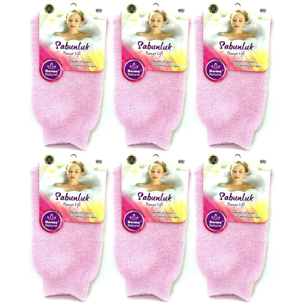 Derma Naturel Sabunluk Banyo Lifi MS-30 (6 Lı Set)