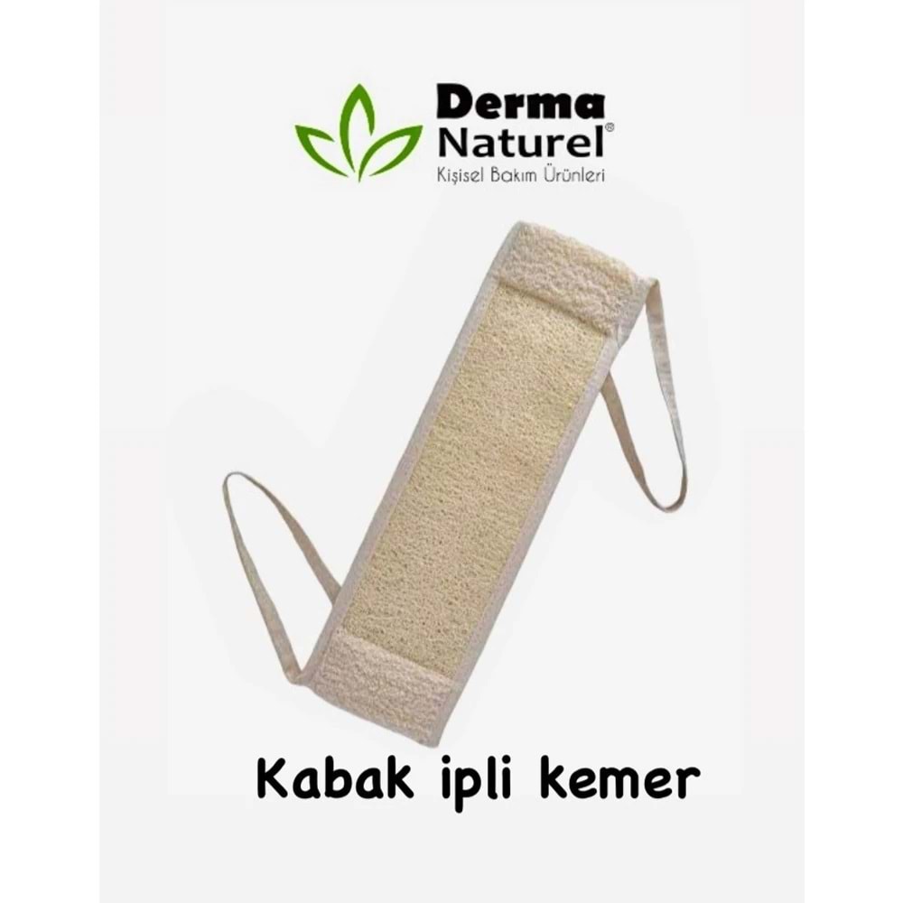 Derma Naturel Loofah İpli Kemer (Kabak) MS-12 (6 Lı Set)