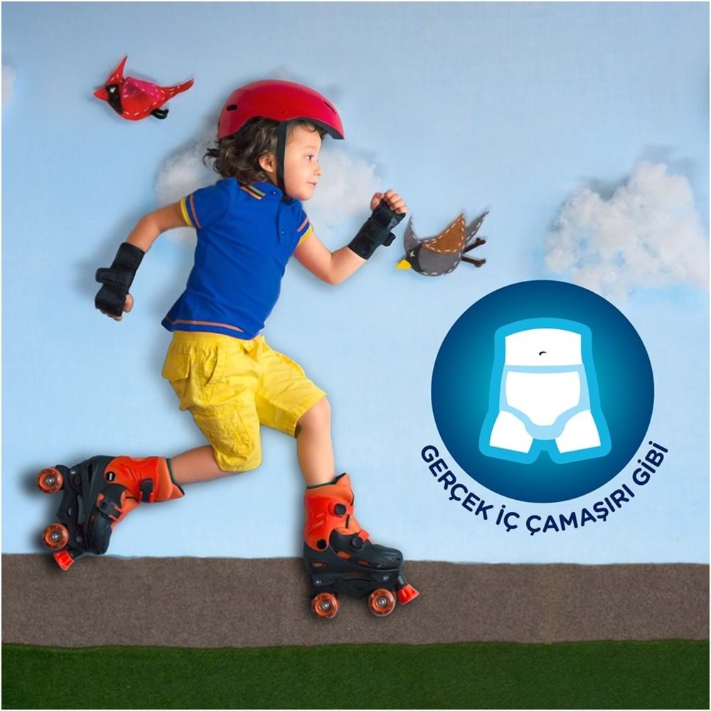 Drynites Emici Gece Külodu/Külot Bez Erkek 4-7 Yaş 17-30KG Small 30Adet 3PK*10 Alt Islatmalara Karşı