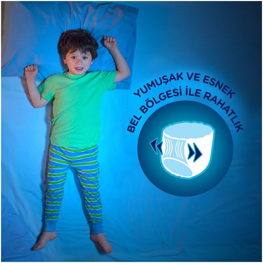 Drynites Emici Gece Külodu/Külot Bez Erkek 8-13Yaş 30-48KG Large 36 Adet 4PK*9 Alt Islatmalara Karşı