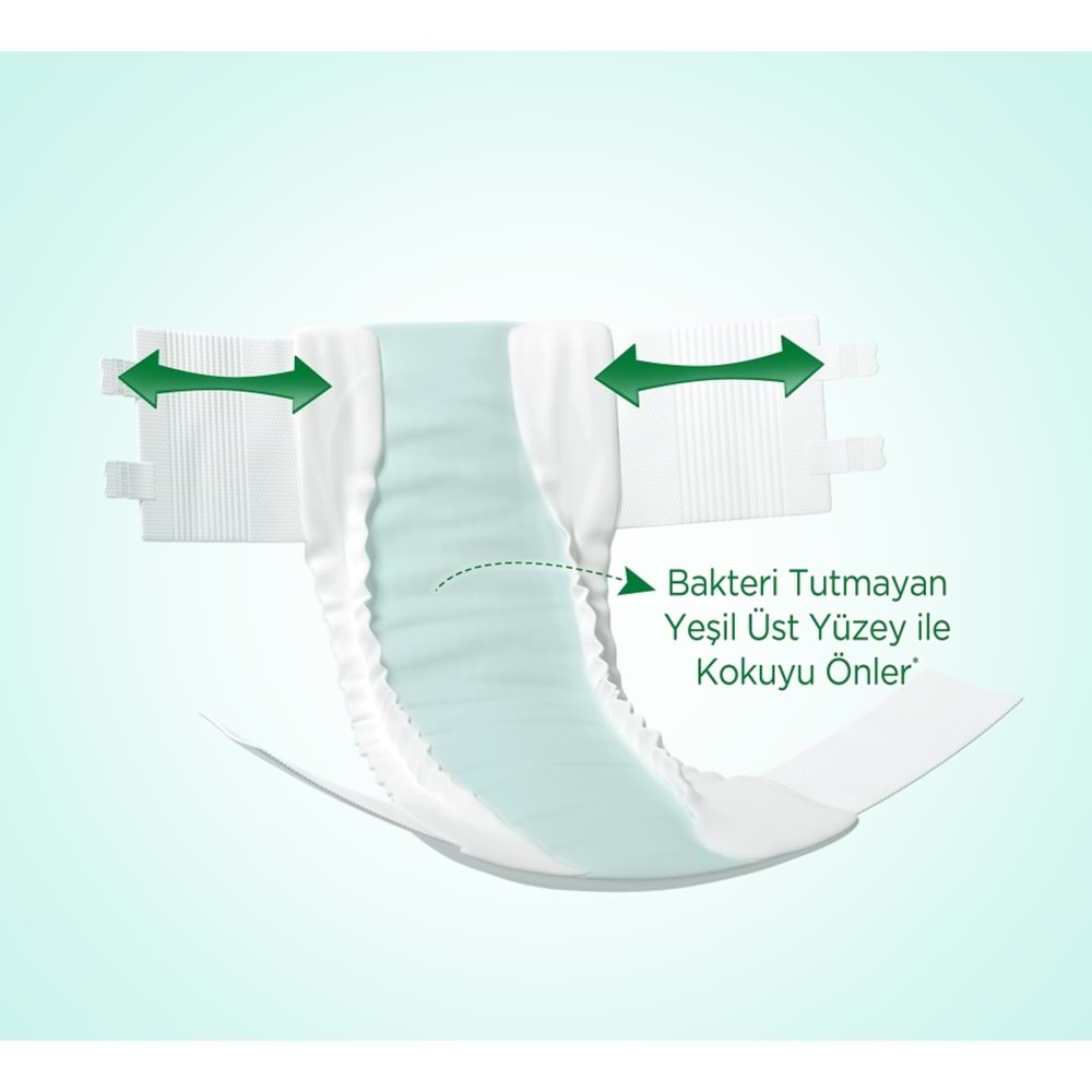 Evony Premium Yetişkin Bezi Bel Bantlı Tekstil Yüzey M - Orta - Medium 90 Adet