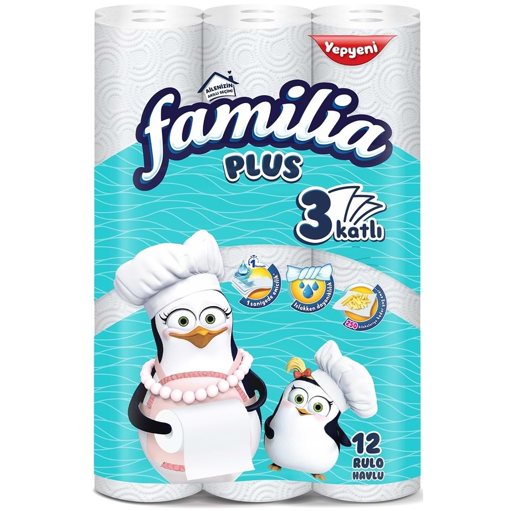 Familia Kağıt Havlu Plus 24 Lü Pk (3 Katlı) (2PK*12)