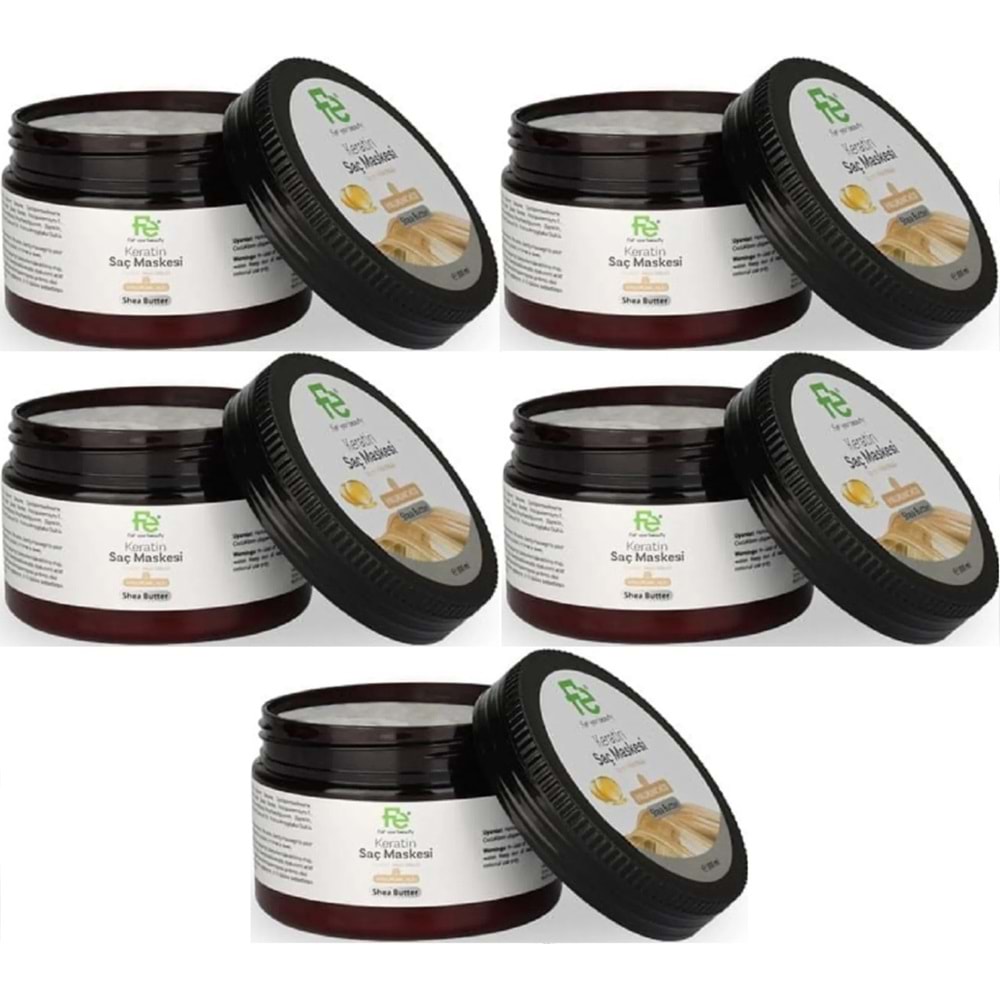 Fe Keratin Saç Maskesi 300ML (5 Li Set)