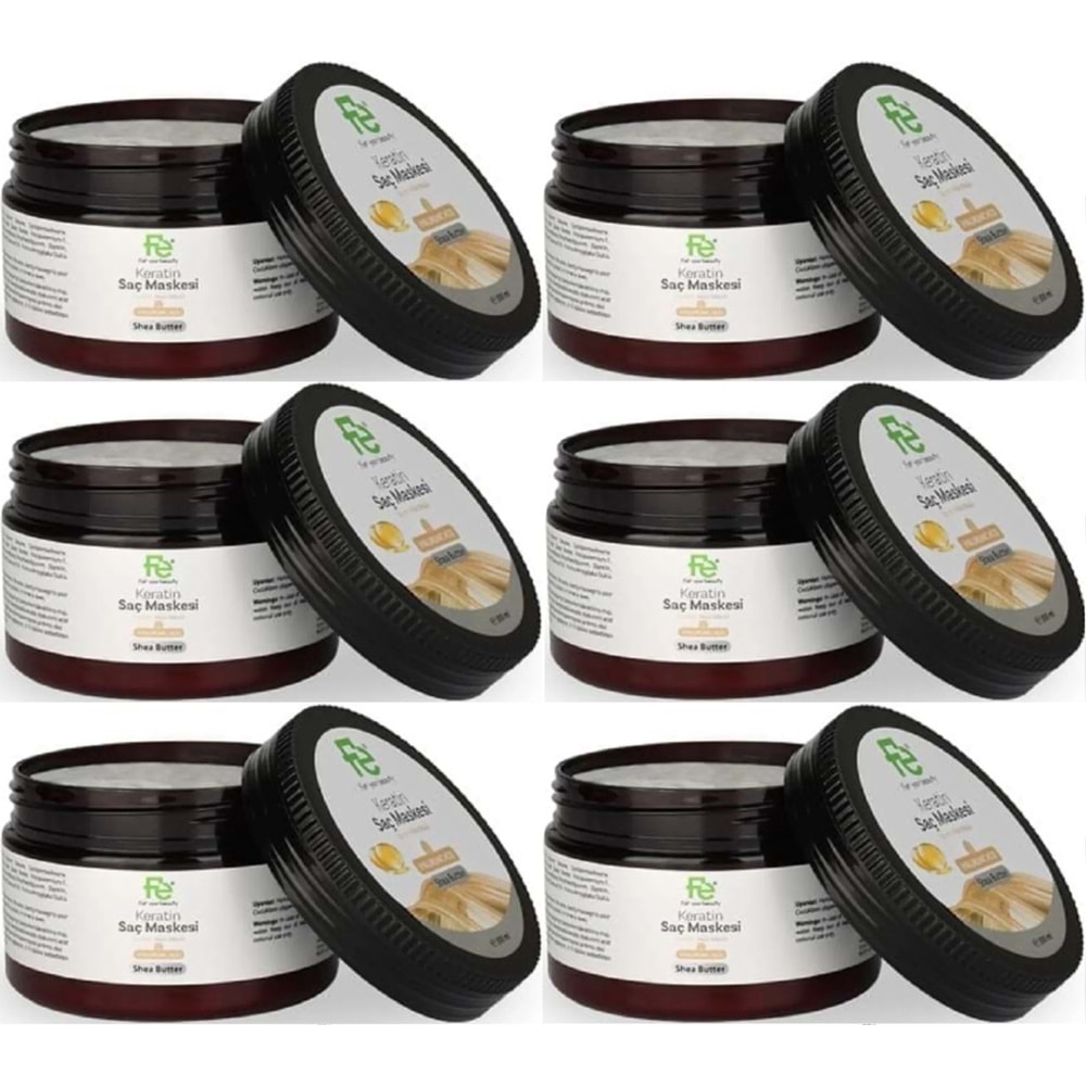 Fe Keratin Saç Maskesi 300ML (6 Lı Set)