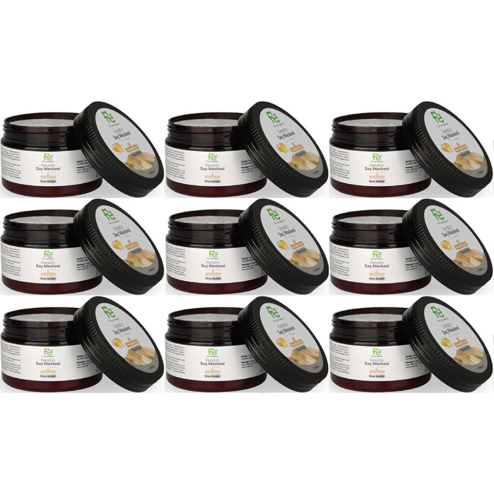 Fe Keratin Saç Maskesi 300ML (9 Lu Set)
